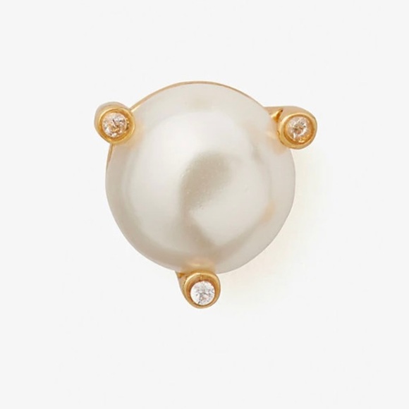 ❌SOLD OUT❌  KATE SPADE Earring Set - Pearl and Diamond (Brand New, Never Worn) - Picture 2 of 9